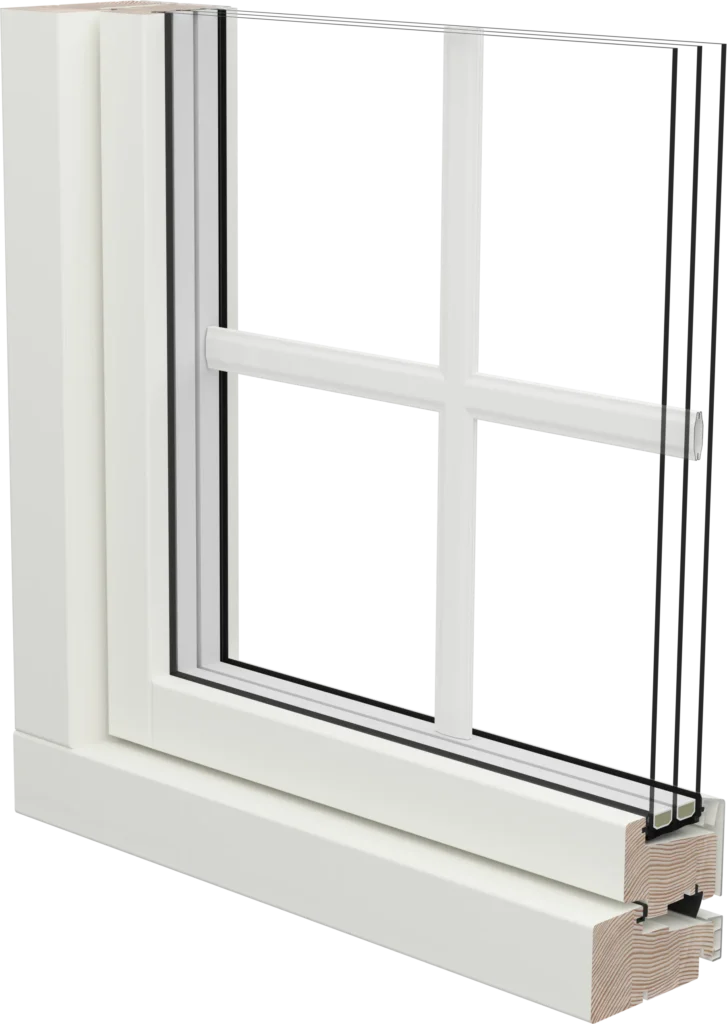 Fönster med thermospröjs